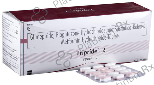 Tripride 2/500/15mg Tablet SR 15s
