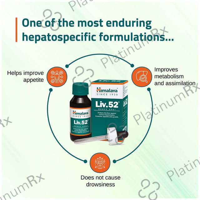Himalaya Liv 52 Oral Drops 60ml