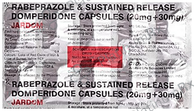 Jardom 30/20mg Capsule SR 10s