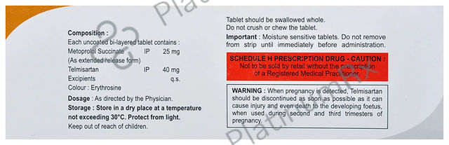 Inditel MX 40 mg/25 mg Tablet