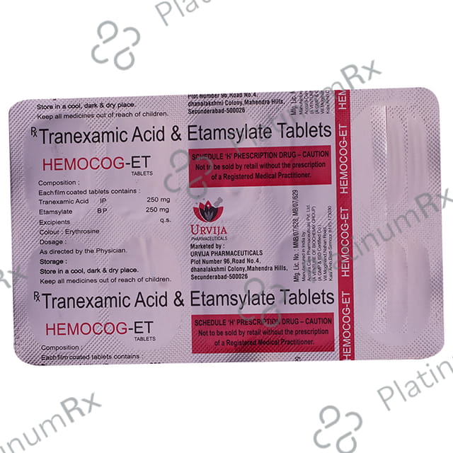 Hemocog ET 250/250mg Tablet 10s