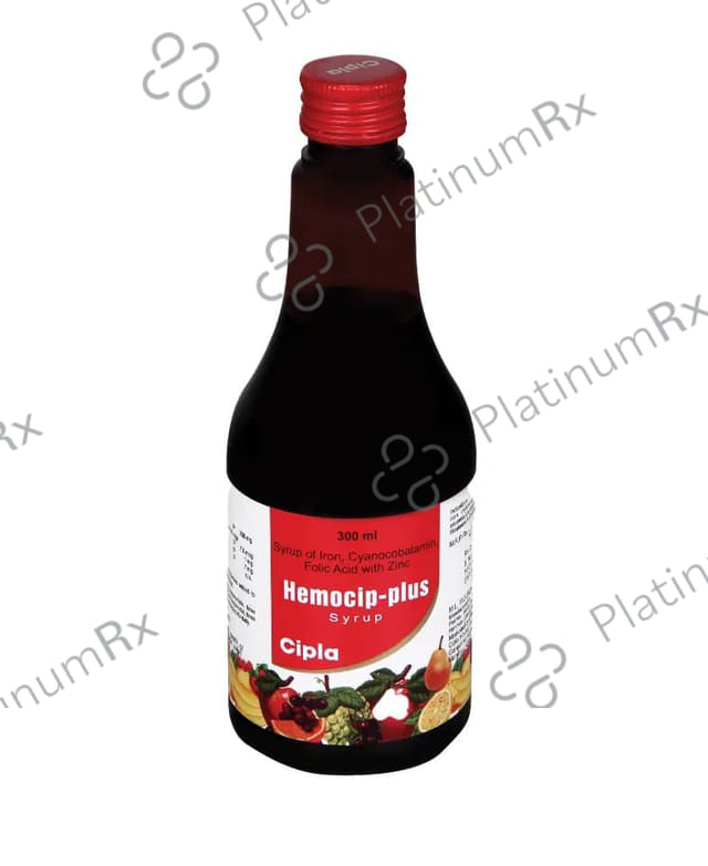 Hemocip Plus Syrup 300 Syrup