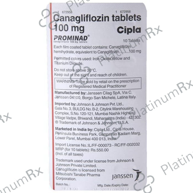 Prominad 100mg Tablet 10s