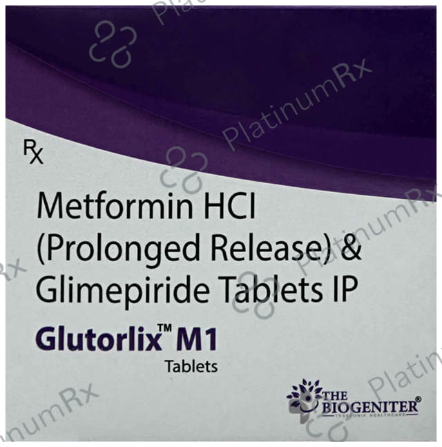 Glutorlix M 1/500mg Tablet PR 15s