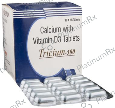 Tricium 500/250IU Tablet 15s