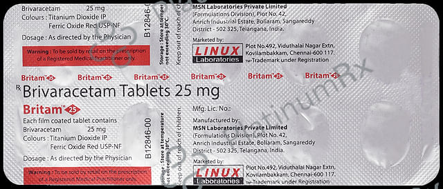 Britam 25mg Tablet 10s