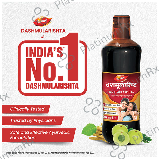Dabur Dashmularishta Syrup 455 ml