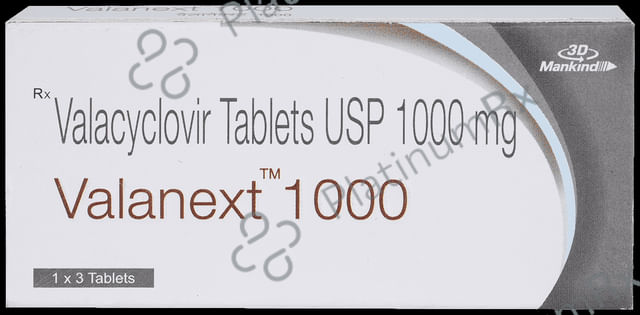 Valanext 1000mg Tablet 3s