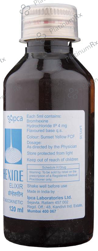 Bromhexine 4mg Elixir 120ml
