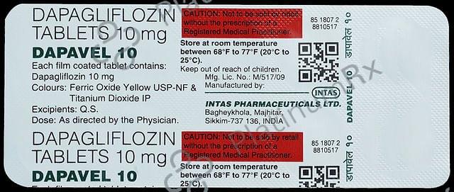 Dapavel 10mg Tablet 10s