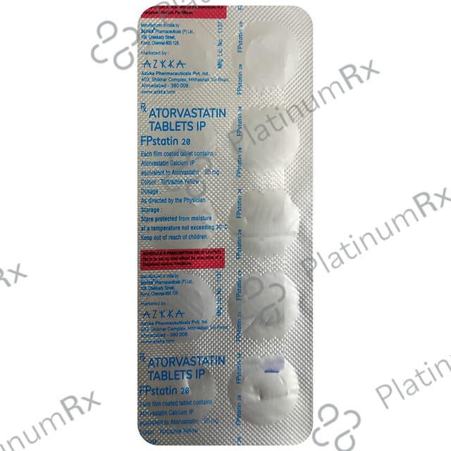 Fpstatin 20 Tablet