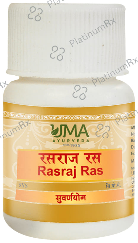Uma Ayurveda Rasraj Ras Tablet (with Gold & Silver)