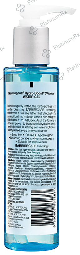 Neutrogena Hydro Boost Cleanser Water Gel 145ml