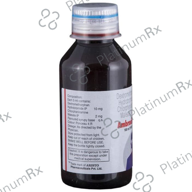 Ambrodil D 2/10mg Junior Syrup 60ml