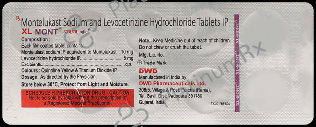 XL Mont 5mg/10mg Tablet