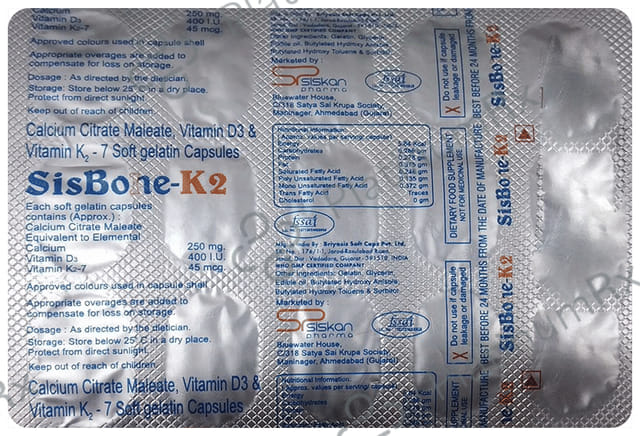 Sisbone K2 Capsule 15s
