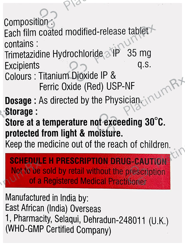 Trimtic 35mg Tablet MR 15s