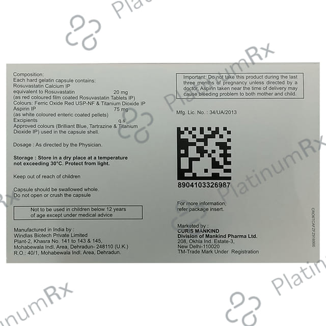 Statpure A 20/75mg Capsule 10s