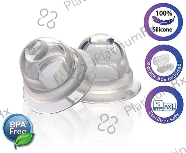 LuvLap Silicone Reusable Inverted Nipple Puller Breast Nipple Shield