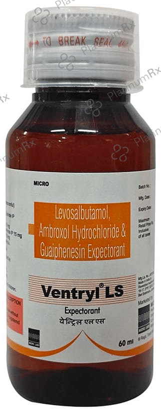 Ventryl LS 15/50/0.5mg Syrup 60ml