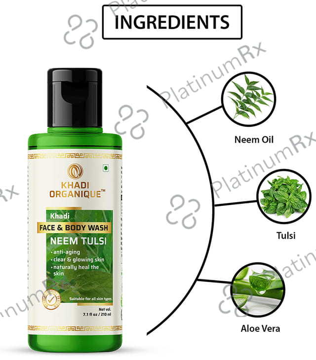Khadi Organique Khadi Face Wash Neem Tulsi