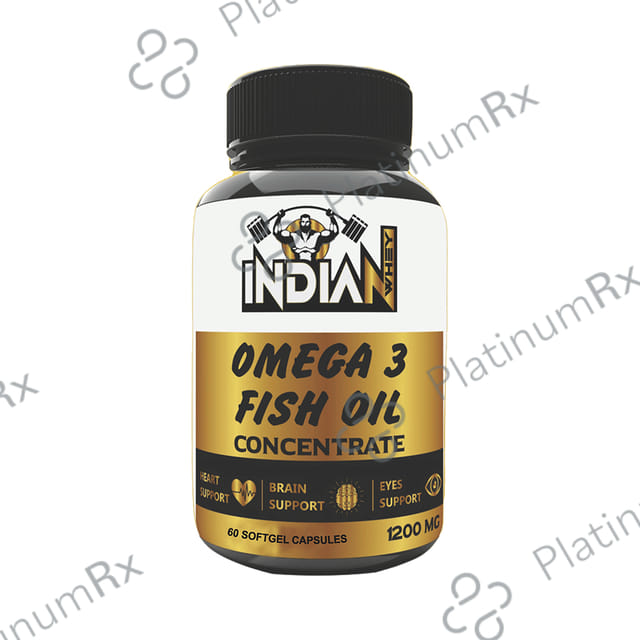 Indian Whey Omega 3 Fish Oil Capsule 90s
