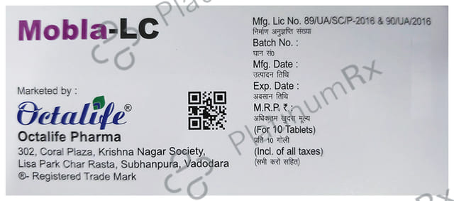 Mobla LC 5/10mg Tablet 10s