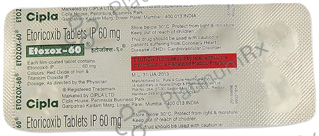 Etozox 60mg Tablet 10s