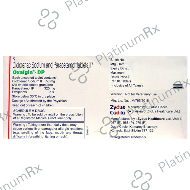 Oxalgin-DP Tablet 10 Tablet