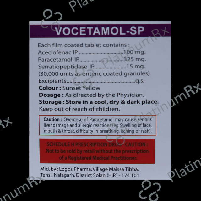 Vocetamol-SP Tablet
