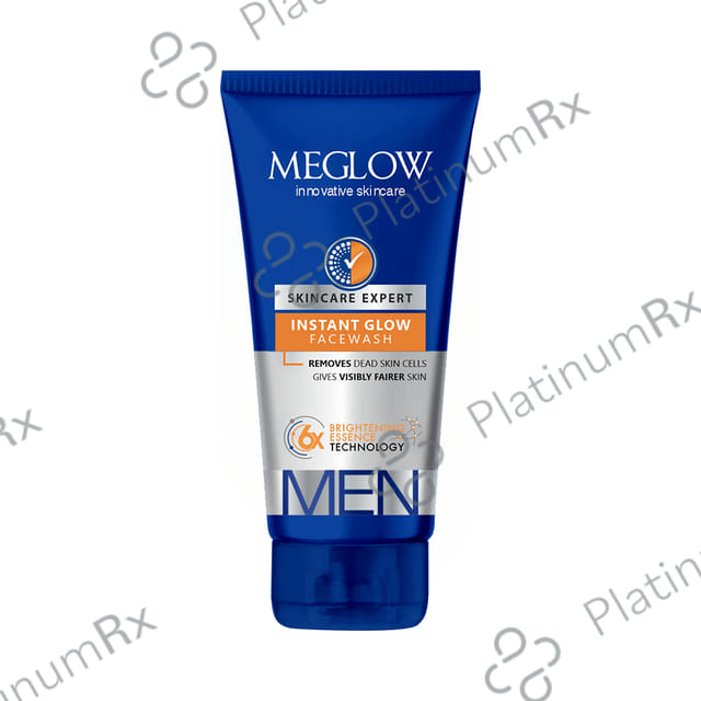 Meglow Men Instant Glow Face Wash 70gm