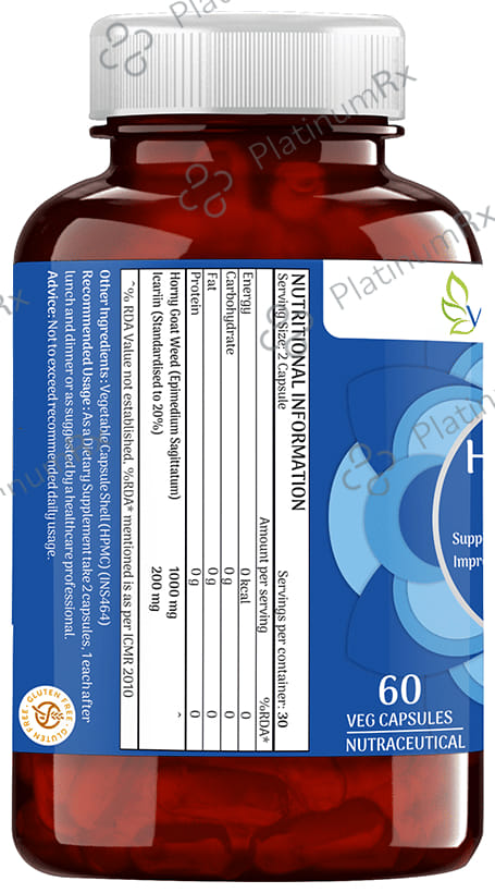 Viteva Organic Horny Goat Weed Veg Capsule