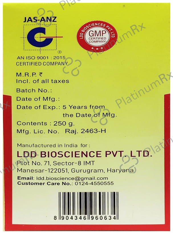 LDD Bioscience LDD's Alfalfa Malt 250 gm