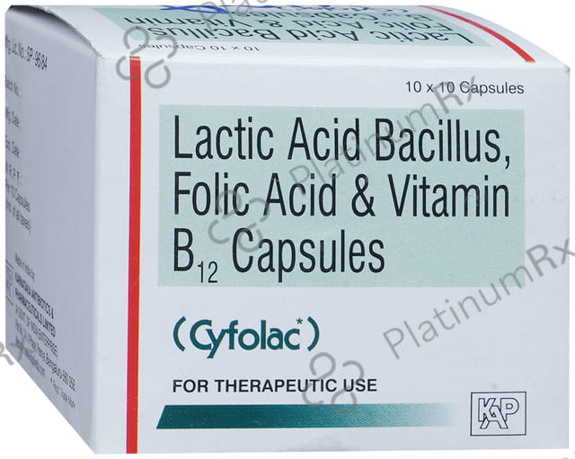 Cyfolac Capsule 10s