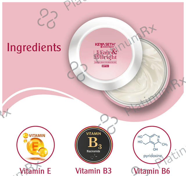 Keya Seth Aromatherapy Fair & Bright SPF15+ Day Cream 50gm