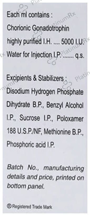 Hucog 5000IU HP Injection 1ml