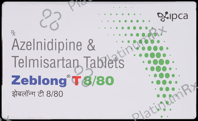 Zeblong T 80/8mg Tablet 10s