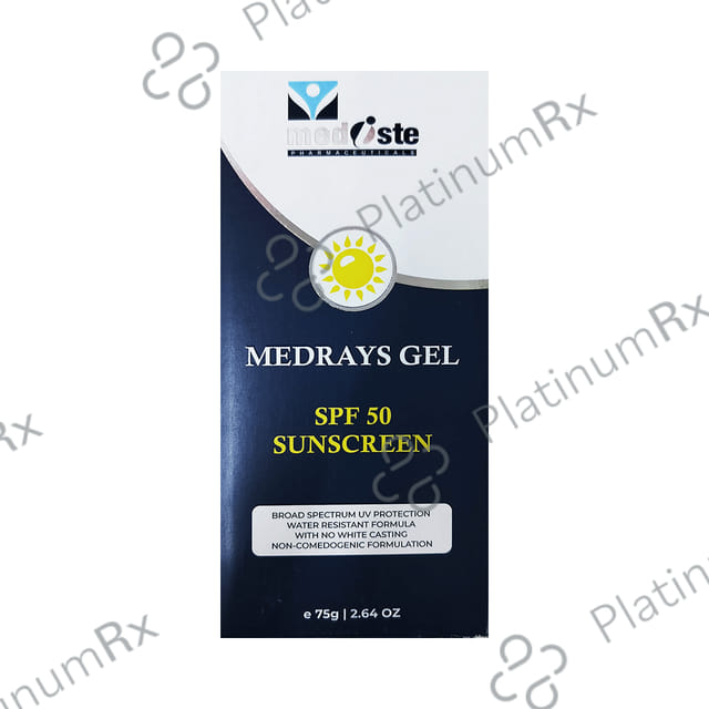 Medrays SPF 50 Sunscreen Gel 75gm