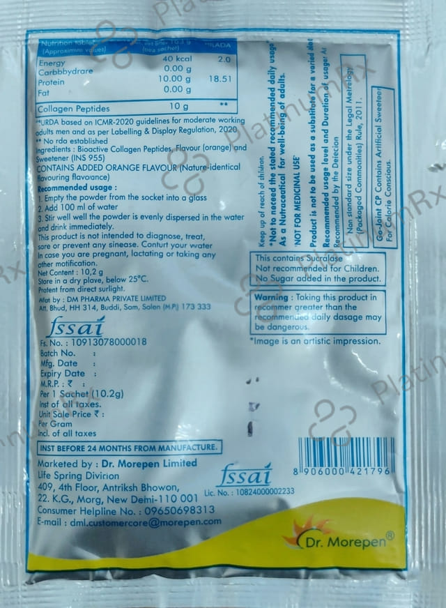 Go Joint CP 10000mg Sachet 10.2gm