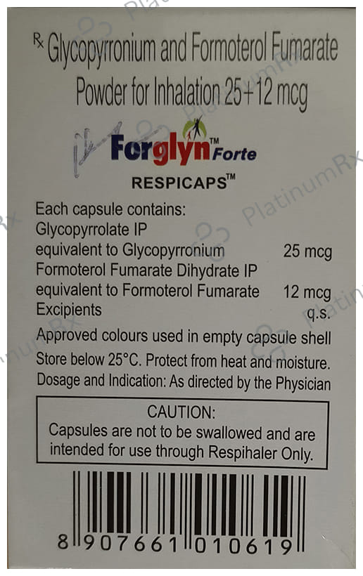 Forglyn Forte 12/25mcg Respicap 30s