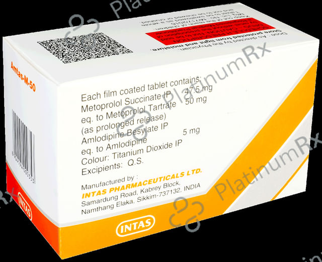 Amtas M 5/50mg Tablet PR 15s