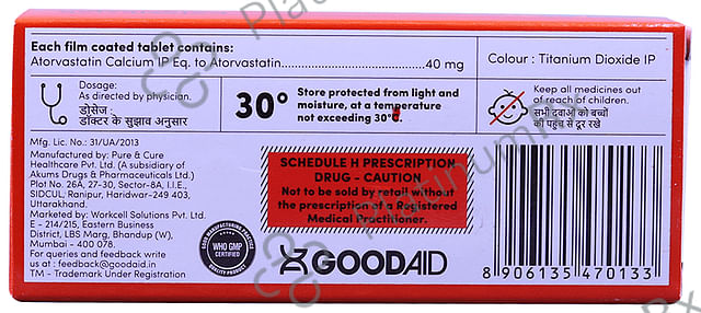 Goodvastatin 40 Tablet