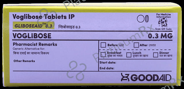 Gliboseaid 0.3mg Tablet 10s