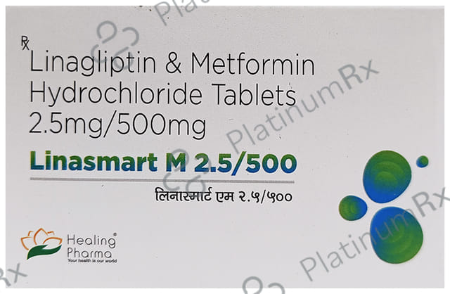 Linasmart M 2.5/500mg Tablet 10s