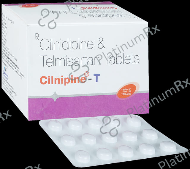 Cilnipine T 10/40mg Tablet 15s