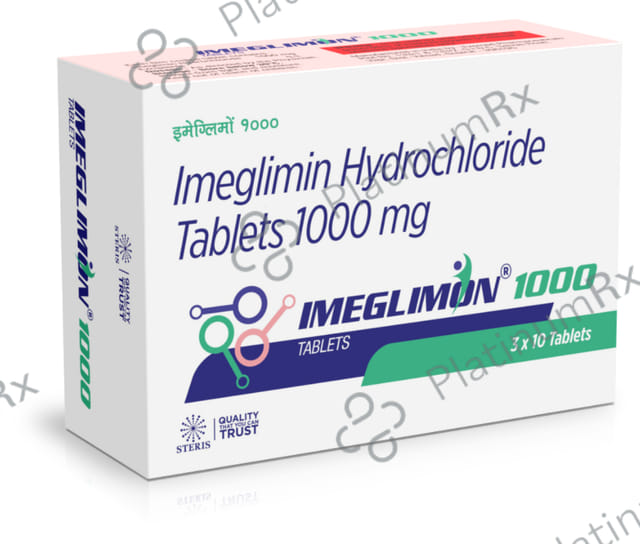 Imeglimon 1000mg Tablet 10s
