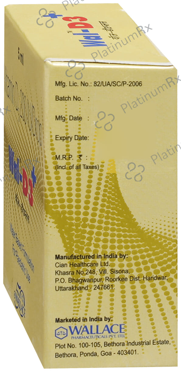 Wal D3 Plus 200IU Oral Drop 5ml