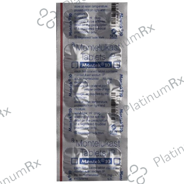 Montek 10mg Tablet 10s