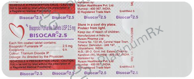 Bisocar 2.5mg Tablet 10s