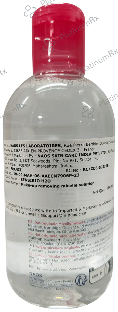 Bioderma Sensibio H2O Make-up Removing Micellar Water & Cleanser - For Sensitive Skin 250 ml